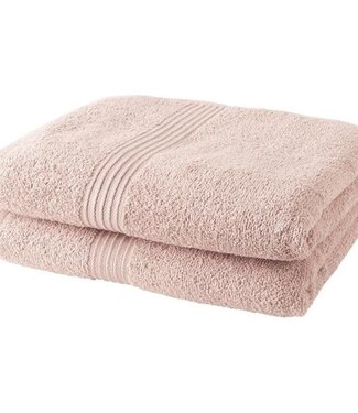 TODAY Set van 2 Luxe Handdoeken – 50x90 cm – 100% Katoen – Zandroze