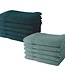 Set van 10 TODAY handdoeken 50x90 cm 100% katoen - 5 pauw + 5 celadon