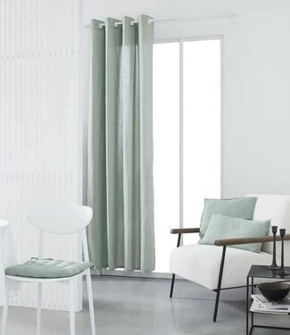 TODAY Ring Curtain – 140x240 cm – 100% Cotton – Celadon