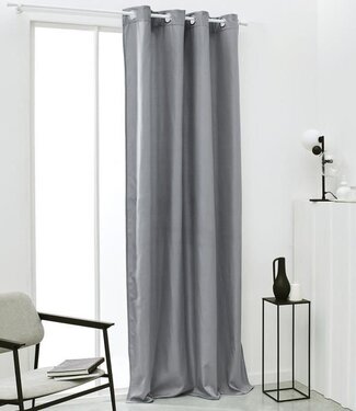 TODAY Essential Plain Thermal Insulating Curtain – 140x240 cm – Steel