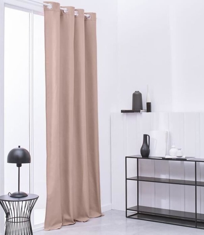 Essential Plain Thermal Insulating Curtain – 140x240 cm – Pink Sand