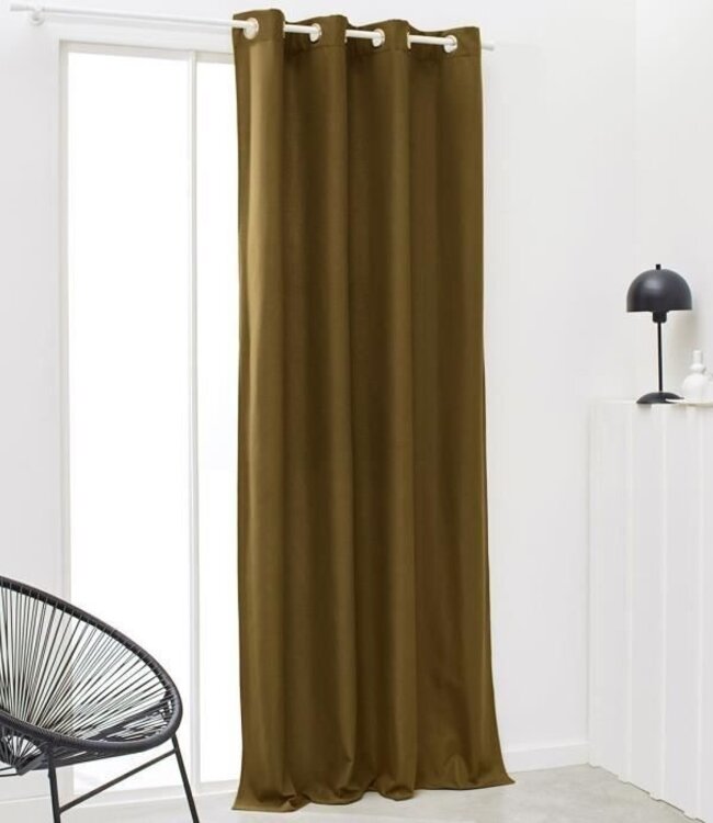Essential Plain Thermal Insulating Curtain – 140x240 cm – Bronze