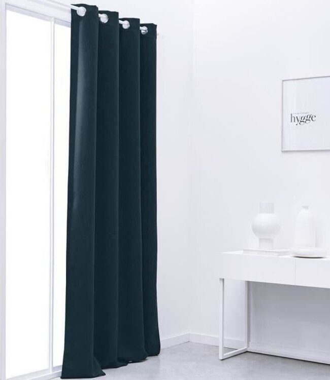 Essential Effen Verduisterend Gordijn – 140x240 cm – Pauwblauw