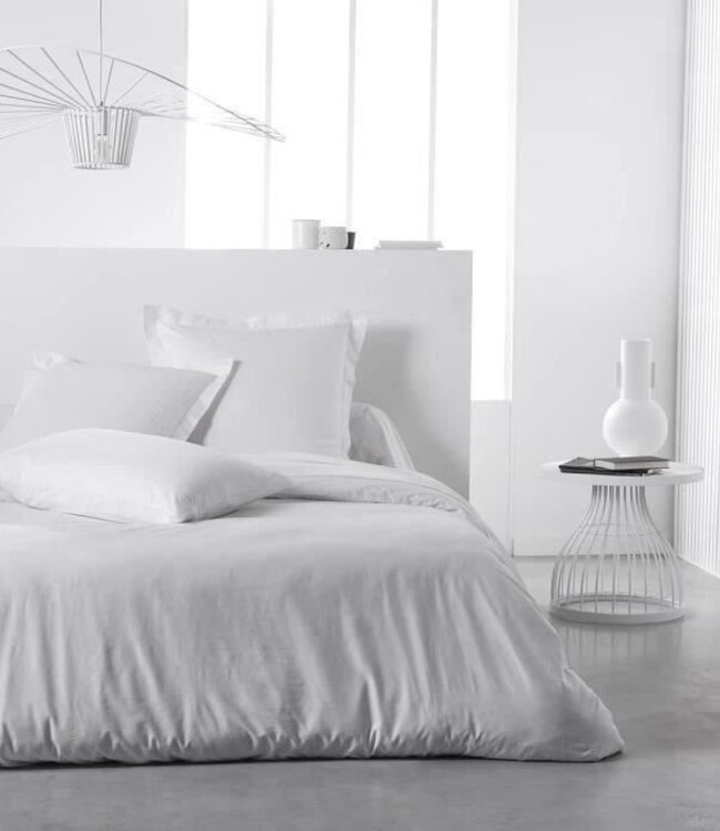 Essential Kussensloop – 63x63+5 cm – 100% Katoen – Krijt