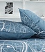 Beddengoedset – JAVA – 2-Persoons – 240x220 cm – Katoen – Parijs Print – Blauw