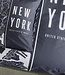 Beddengoedset – JAVA – 2-Persoons – 240x220 cm – Katoen – New York Print – Zwart