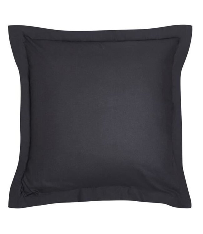 Kussensloop – 63x63+5 cm – 100% Katoen – Houtskool