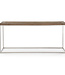 Consoletafel – Ace – Reclaimed Fir & Gepolijst Roestvrij Staal – 76x170x38 cm
