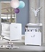 Duo Babykamer Set – Bed 120x60 cm & Commode – Wit – Babyprijs