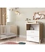 Duoset 60 – Ledikant 60x120 cm & Commode 2 Lades – NAILI – Hamilton/Mat Wit
