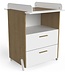 Duoset 60 – Ledikant 60x120 cm & Commode 2 Lades – NAILI – Hamilton/Mat Wit