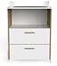 Duoset 60 – Ledikant 60x120 cm & Commode 2 Lades – NAILI – Hamilton/Mat Wit