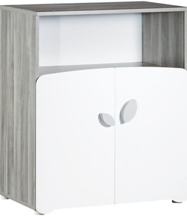 Baby Room Duo Set – Cot 120x60 cm & Dresser – White – Baby Price