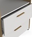 Duoset 60 – Ledikant 60x120 cm & Commode 2 Lades – NAILI – Hamilton/Mat Wit