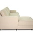 4-Zits Hoekbank Links – PAUL – Koord – Beige Stof – 216x141x79 cm