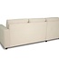 4-Zits Hoekbank Links – PAUL – Koord – Beige Stof – 216x141x79 cm