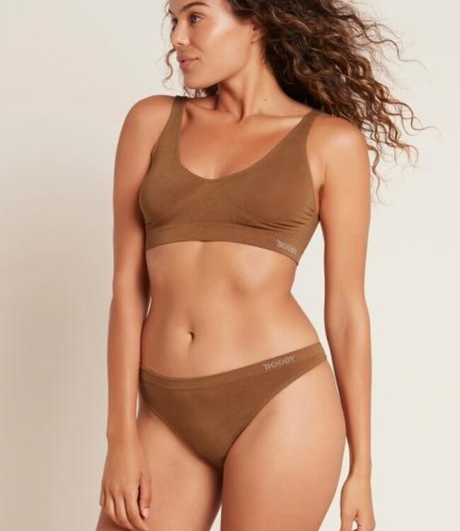 Padded Shaper Crop BH - Bruin