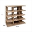 Bamboe Schoenenrek – Natural Oak Effect
