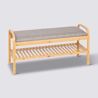  5Five Bamboo Shoe Rack with Bench