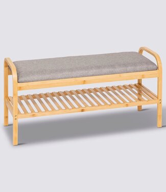  5Five Bamboo Shoe Rack with Bench