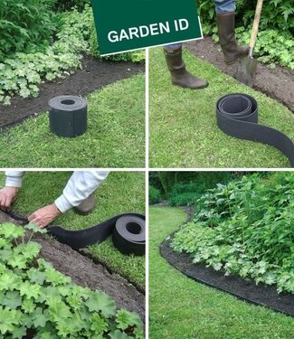 GARDEN ID GARDEN ID Eco Border – 5 m x H13 cm – Recycled Rubber