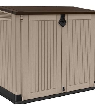 KETER Garden Storage Box – Multifunctional – 880 L – Beige