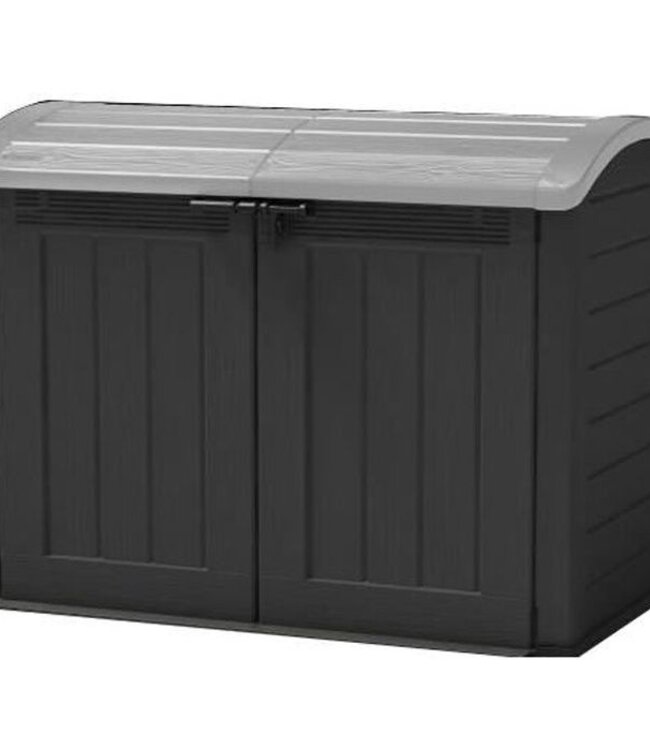 KETER Garden Storage Box – Plastic – 2000 L – Black