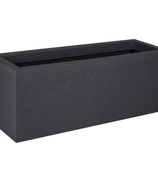 EDA Bloembak Volcania’Up – 57 L – Imitatie Steen Decor – Antracietgrijs