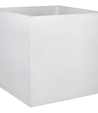 EDA Vierkante Bloembak – 57 L – Witte Ceruse