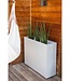 PLASTIC EDA Bloempot Wall Loft Graphit - 46 L - 78,5 x 29,5 x 60 cm - Witte ceruse