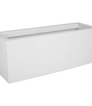 EDA Graphit Up Bloemenbak - Balkon – 25 L – Witte Kalkafwerking