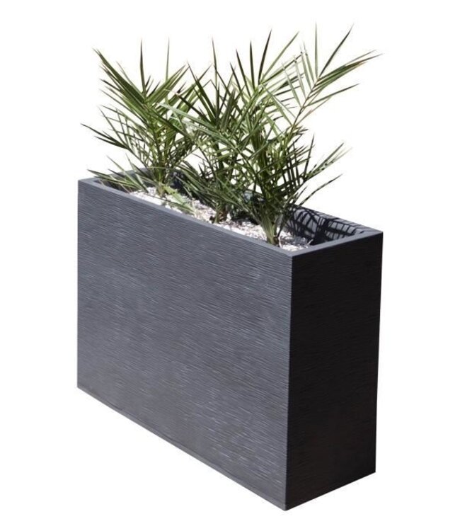 PLASTIC EDA Bloempot Wall Loft Graphit - 46 L - 78,5 x 29,5 x 60 cm - Antracietgrijs
