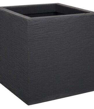 EDA Vierkante Bloembak – Houtskoolgrijs – 21 L – 29,5x29,5x29,5