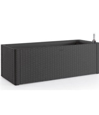 Rechthoekige Bloembak Natural Delux – Antraciet – 100x43xH33 cm