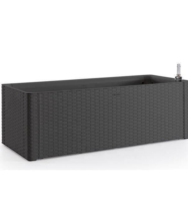 Rechthoekige Bloembak Natural Delux – Antraciet – 100x43xH33 cm