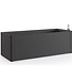 Rechthoekige Bloembak Natural Delux – Antraciet – 100x43xH33 cm