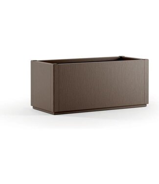 STEFANPLAST Ethica Rechthoekige Bloembak – Taupe – 80 cm – Kunststof