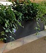 Rechthoekige Bloembak Natural Delux – Antraciet – 100x43xH33 cm