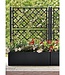 Rechthoekige Bloembak met Gaas – Antraciet – 100x43xH142 cm – 90 + 6,5 L