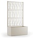 Ethica Rechthoekige Bloembak met Trellis – Krijtlat – 80 cm