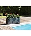 Graphit Up Plantenbak – Houtskoolgrijs – 57 L – 79,5x29,5x29,5 cm