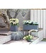 Vierkante Bloembak – Houtskoolgrijs – 21 L – 29,5x29,5x29,5