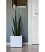 PLASTIC EDA Graphit Up vierkante bloembak - 21 L - 29,5 x 29,5 x 29,5 cm - witte ceruse
