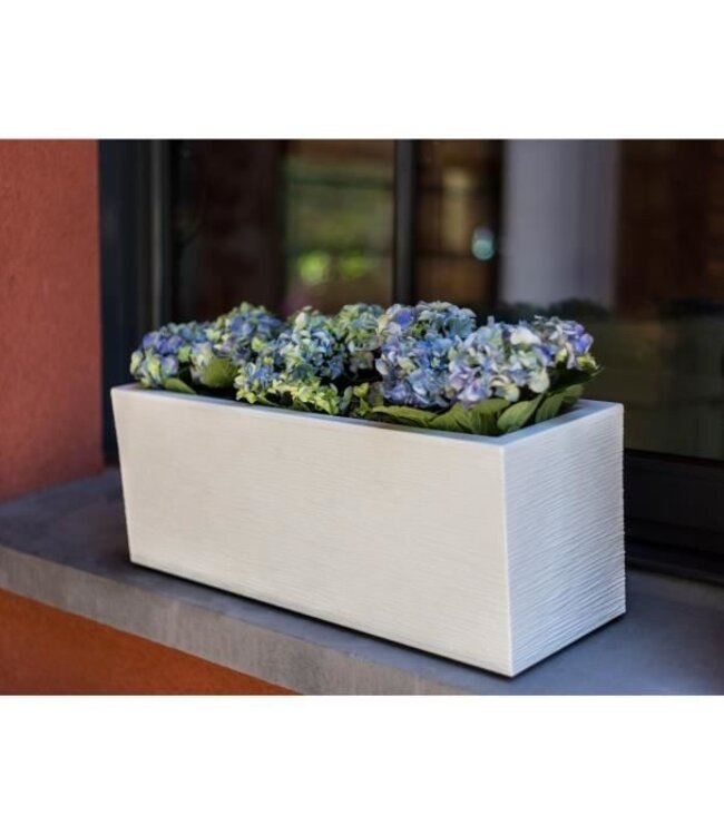 Graphit Up Balcony Planter – 25 L – White Limed Oak Finish