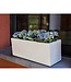 Graphit Up Bloemenbak - Balkon – 25 L – Witte Kalkafwerking