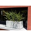 Graphit Up Bloemenbak - Balkon – 25 L – Witte Kalkafwerking