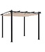 CORDOBA aluminium pergola - Beige - 3 x 3 meter
