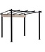 CORDOBA aluminium pergola - Beige - 3 x 3 meter
