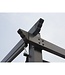 Pergola with Retractable Roof – Grey – 3 x 3 m