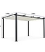 Aluminium pergola CORDOBA - Ecru - 4 x 3m